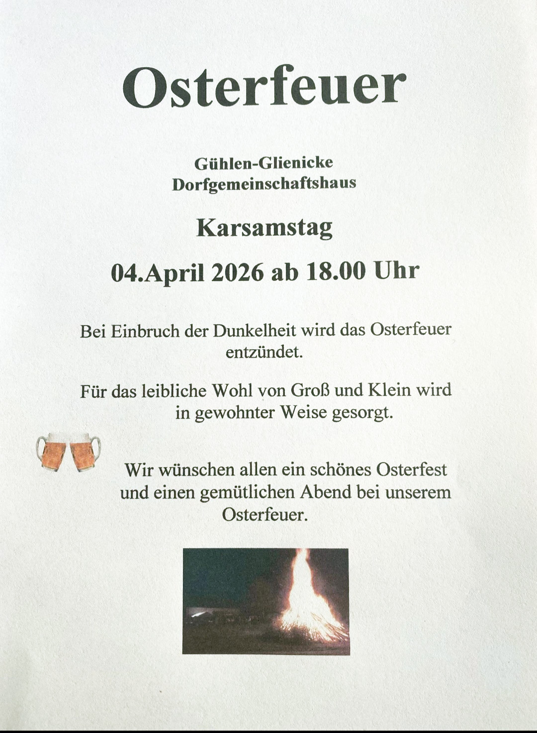 Osterfeuer